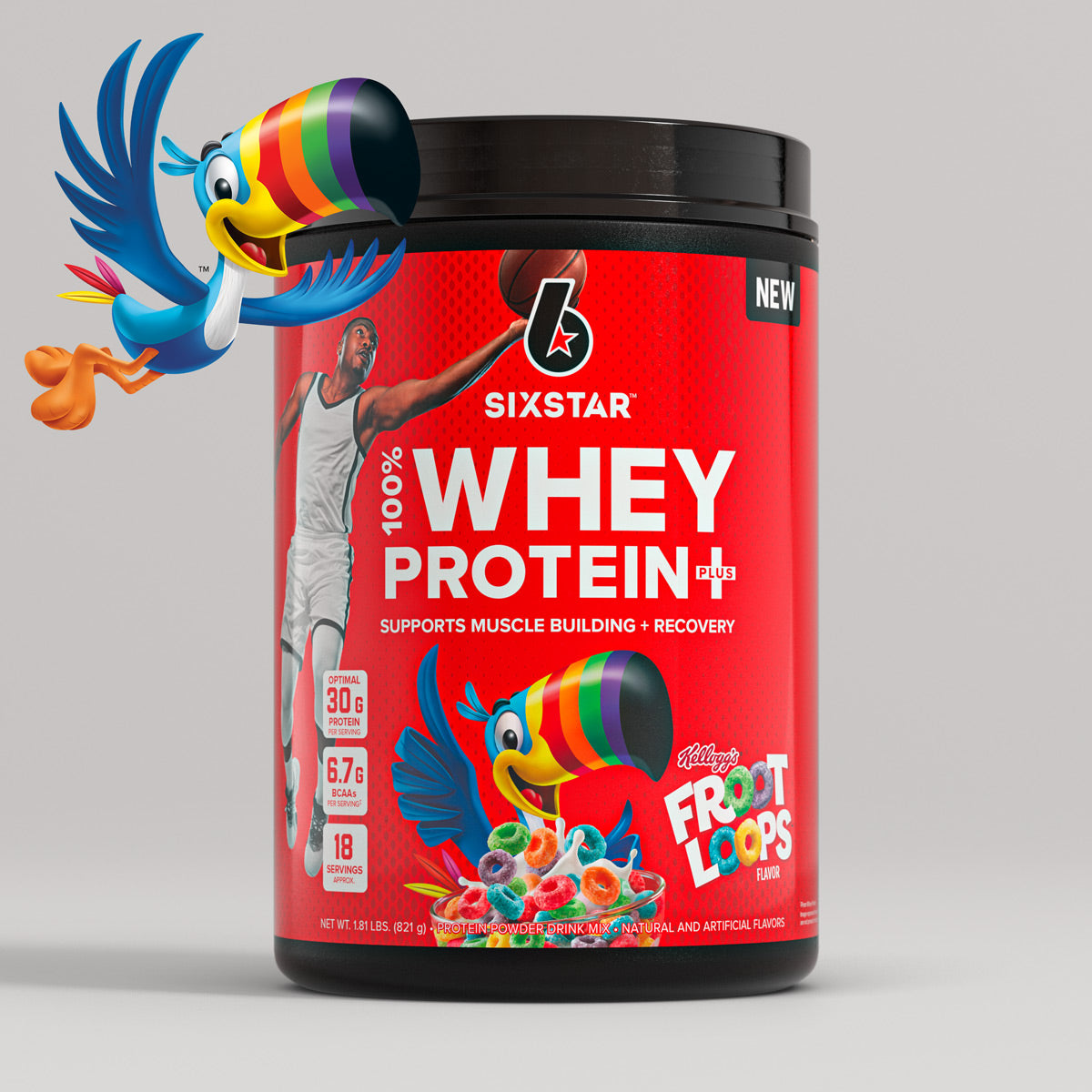 100% Whey Protein Plus Kellogg's® Froot Loops™